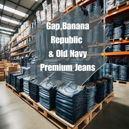 Premium Jeans Assortment Lot of 244 pcs.