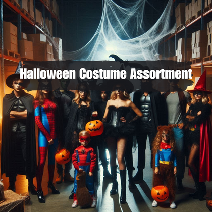 Halloween Costume Assortment Lot of 300 pcs.