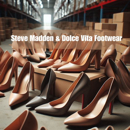 St*ve M*dden & D*lce V*ta Shoe Assortment Lot of 125 pairs