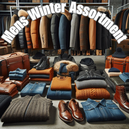 Men's Winter Clothing Assortment Lot of 50 pcs.