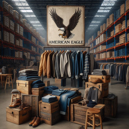 Am*rican E*gle Clothing Assortment Lot of 300 pcs.