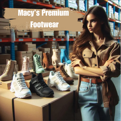 M*cy's Premium Footwear Lot of 100 pcs.